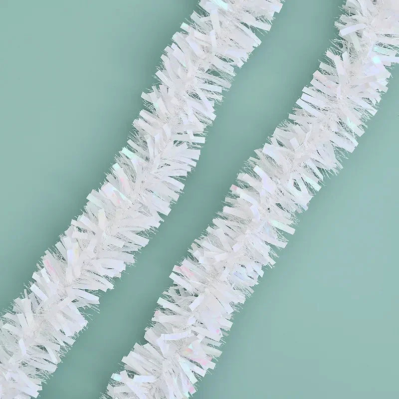Guirlande En Papier Blanche 15 Cm X 4 M - Décoration Événementielle, Mariage, Fête